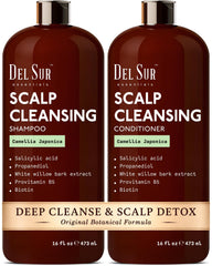 DEL SUR shampooing-cheveux-gras: nettoyage en profondeur pour cuir chevelu frais.