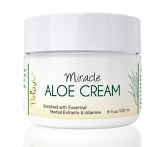 Deluvia Miracle Aloe Crème – bouteille hydratante visage et corps, douceur assurée