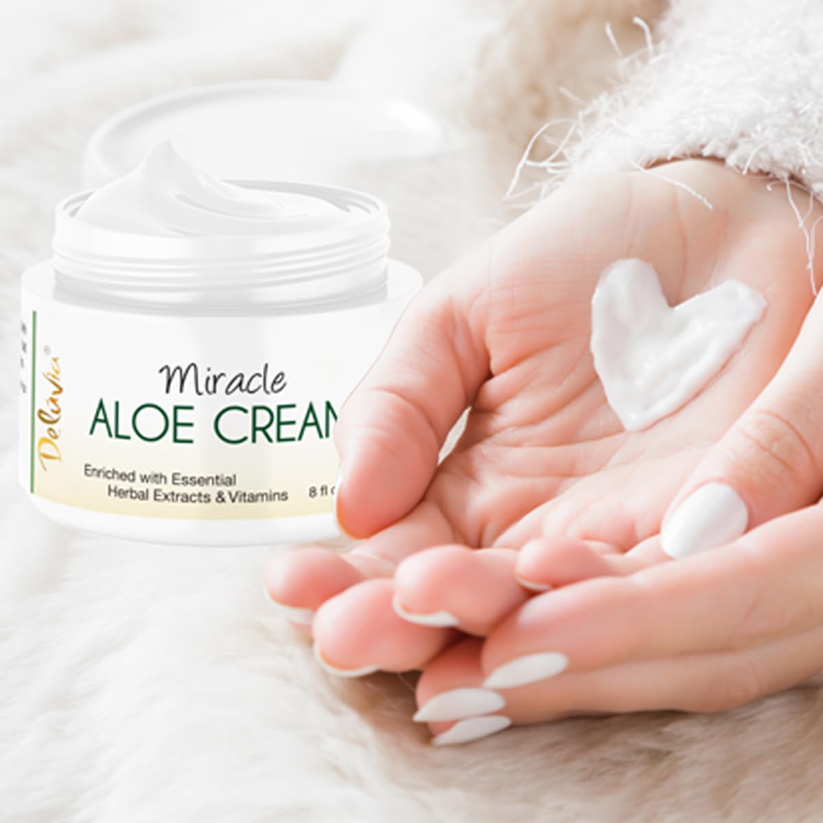 Deluvia Miracle Aloe Crème – soin pieds et mains hydrate durablement
