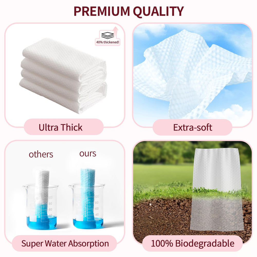 Deluwire tissus nettoyage quotidien voyage pratique et absorbant