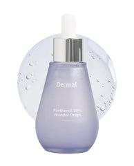 De:maf Panthenol 30% Wonder Drops Ampoule, zoom sur l'ampoule et l'apaisement rapide.