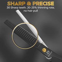 Lame effilante DEMAXA avec détail net pour une coupe précise