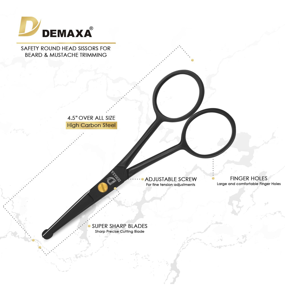 DEMAXA peigne moustache pour modeler et dompter les poils avec précision.
