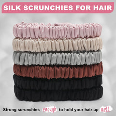 Texture douce de la soie Mulberry pour un contact cheveux agréable.