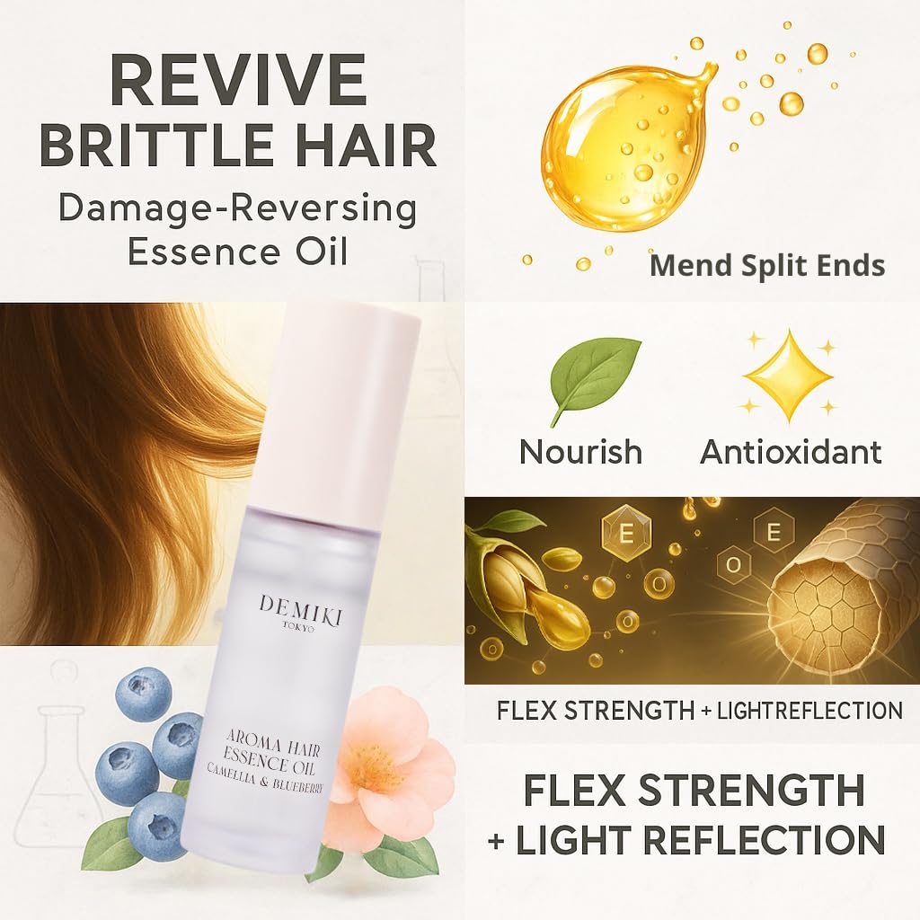 DEMIKI hydratation-boucles: définition des boucles et protection contre la chaleur.