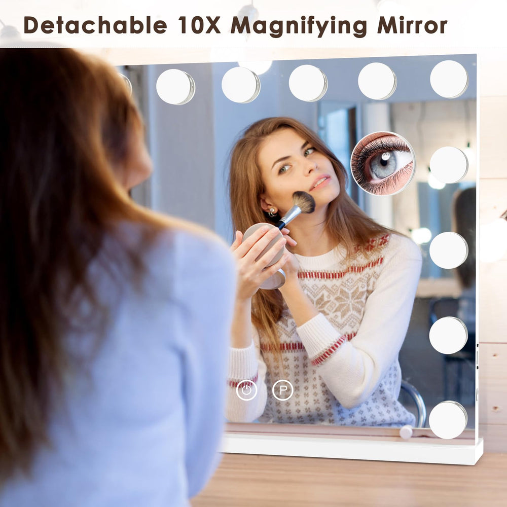 DenCert lumière ajustable en 3 couleurs pour différents styles maquillage