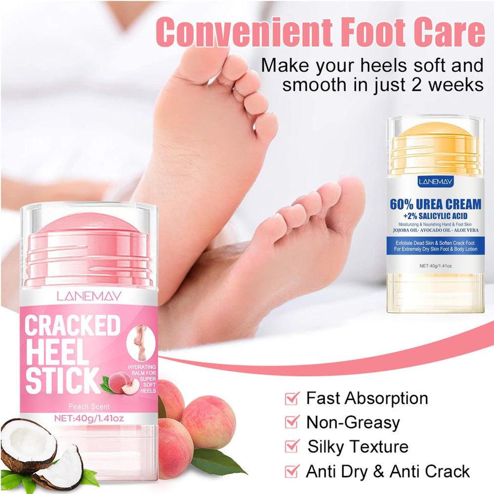 DENESTUP Crème urée 60% utilisée sur les pieds au quotidien.
