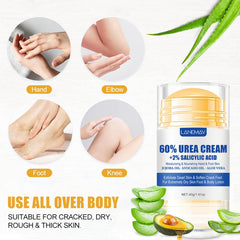 DENESTUP Crème urée 60% pour genoux et coudes secs, soin ciblé.