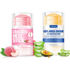 DENESTUP Crème urée 60% pour pieds et talons craqués, hydratation durable.
