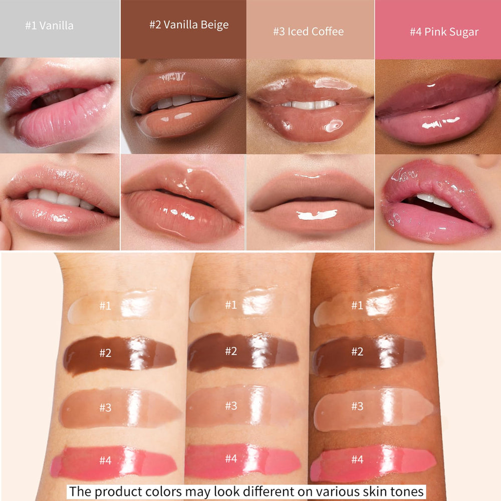 DENESTUP gloss café glacé emballage compact pratique en déplacement.