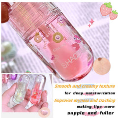 DENESTUP gloss huile fraise: douceur fruitée et hydratation durable.