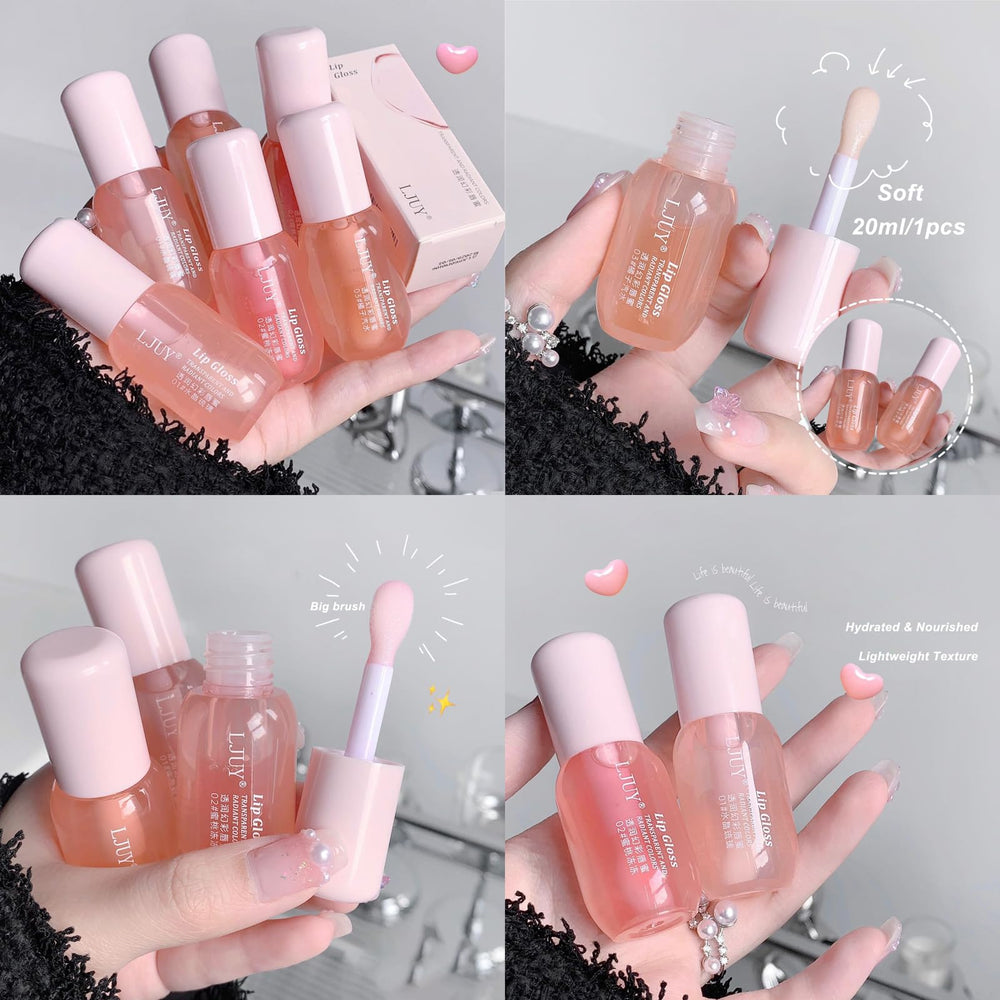 DENESTUP gloss lèvres huile menthe, brillance légère adaptée à tous les looks.