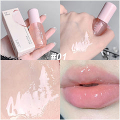 DENESTUP gloss lèvres huile menthe, texture soyeuse prête à l'application.