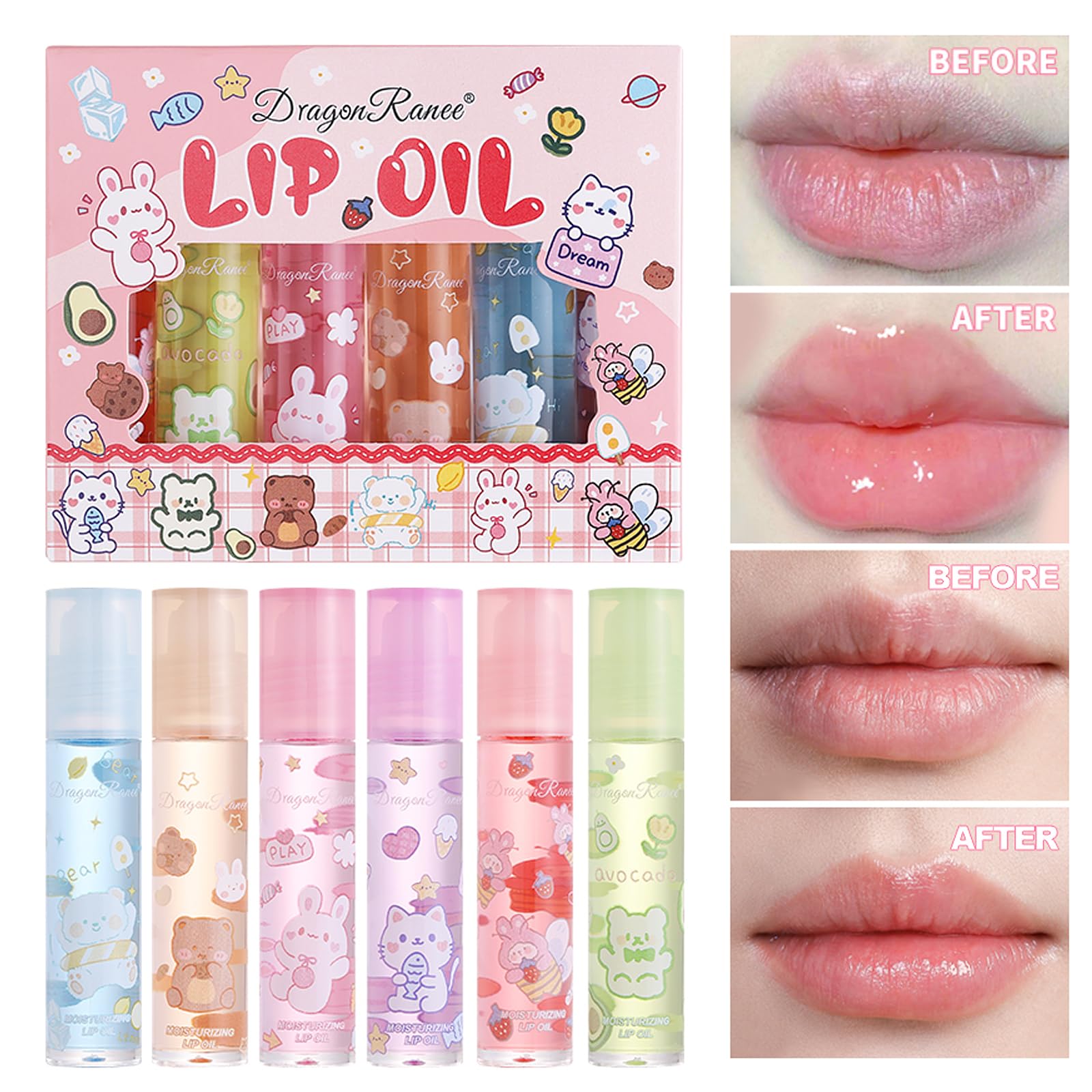 DENESTUP gloss roll-on coffret pratique, parfait pour fêtes entre amis
