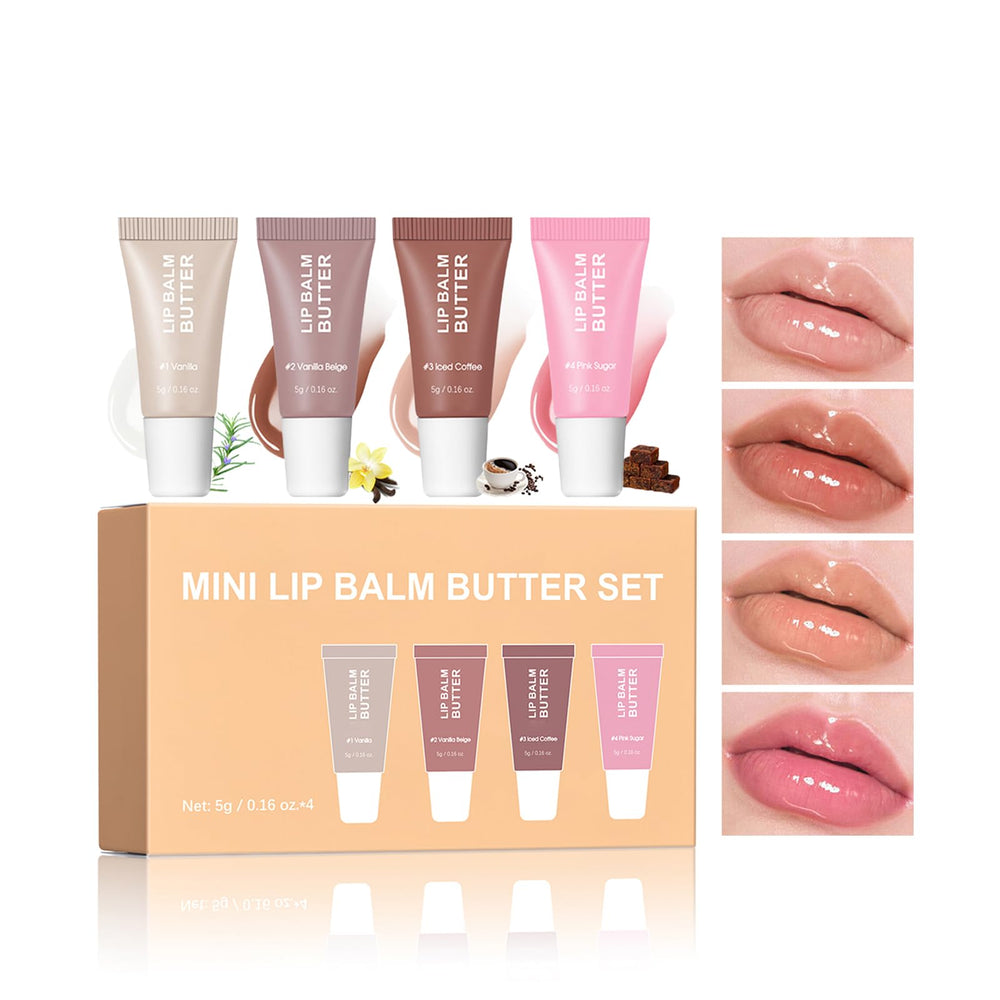 DENESTUP gloss vanille brillance ensemble: hydratation légère et fini scintillant.