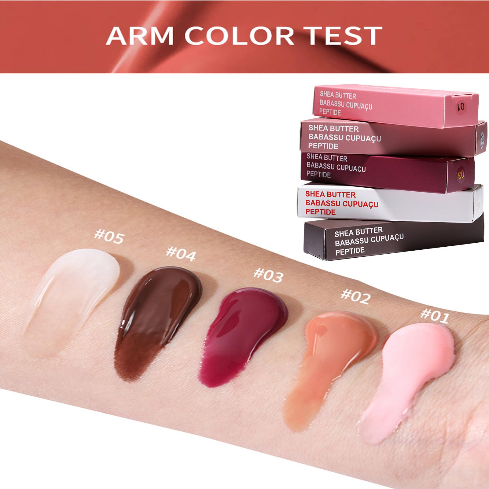 DENESTUP Lip Jam ensemble de 5 teintes pour varier les looks.