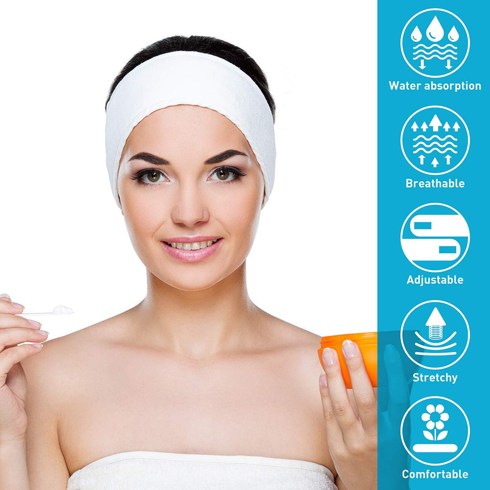 Denfany bandeau nettoyage visage, soutien pratique lors du soin.