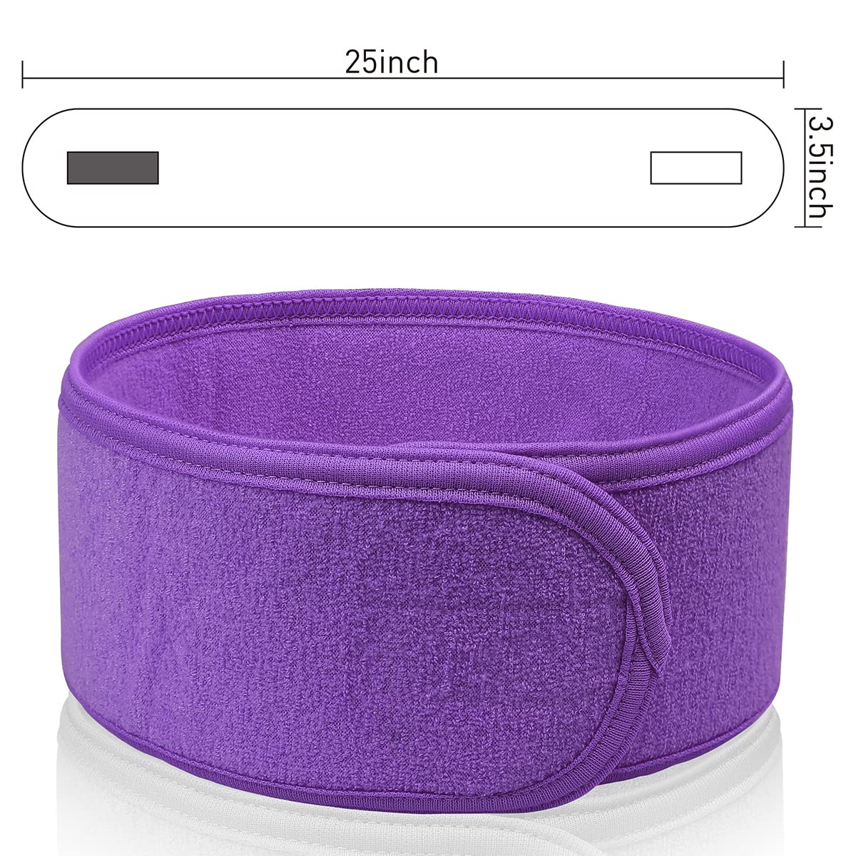 Denfany bandeau spa absorbant, capte l’eau et sèche rapidement