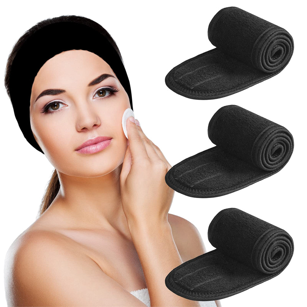 Denfany bandeau spa visage doux et absorbant pour un nettoyage confortable.