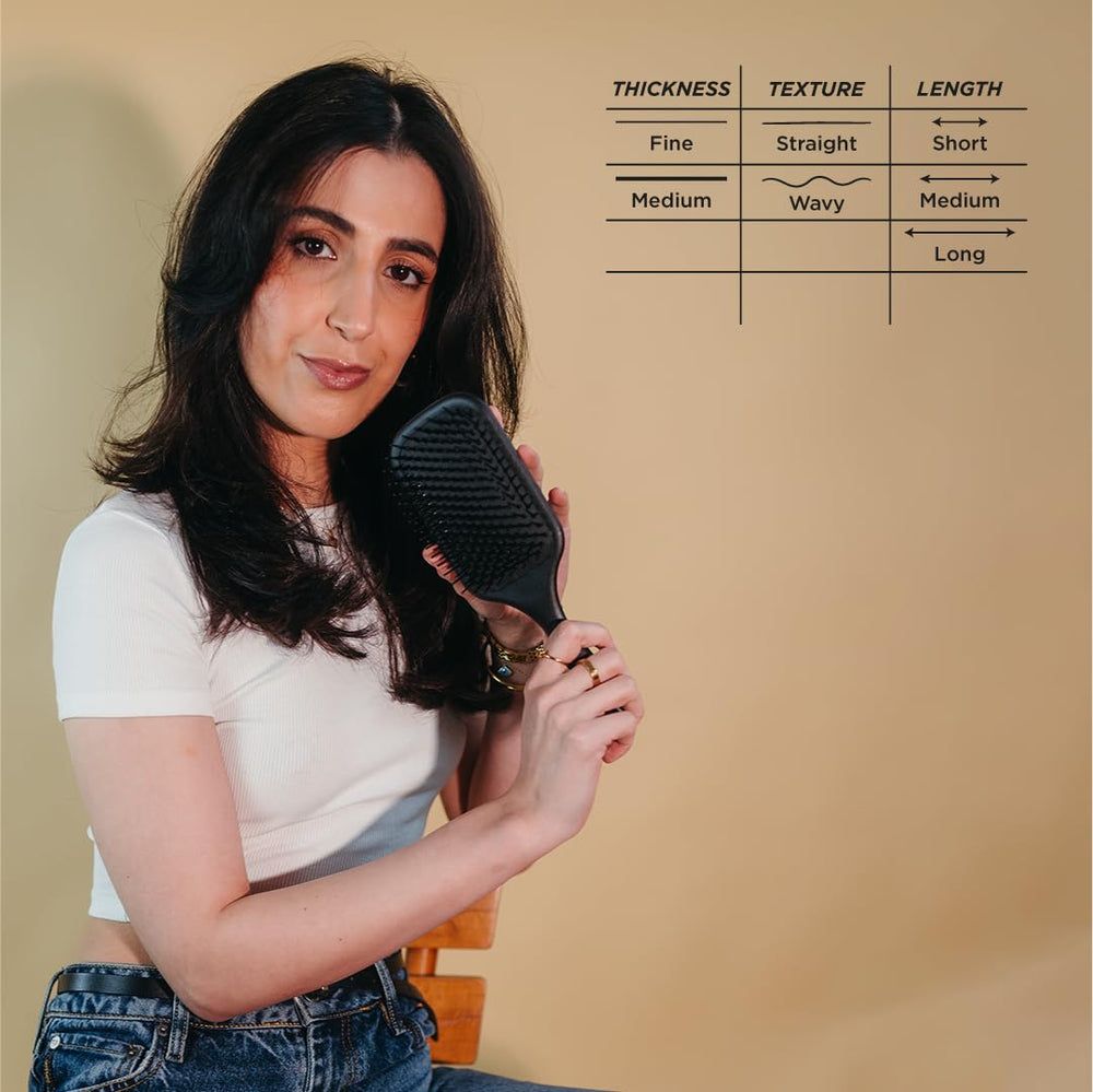 Denman brosse confort quotidien séchage efficace cheveux.