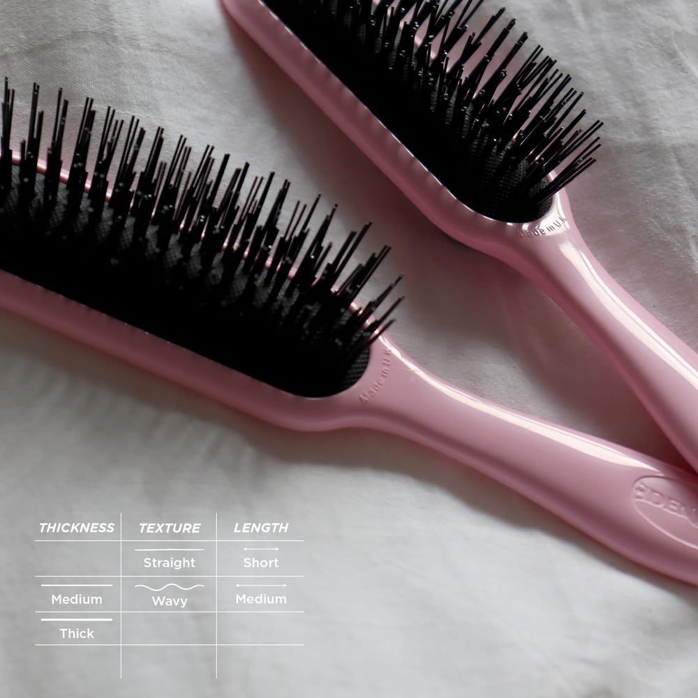 Denman brosse finition cheveux secs rose – brushing net et look poli