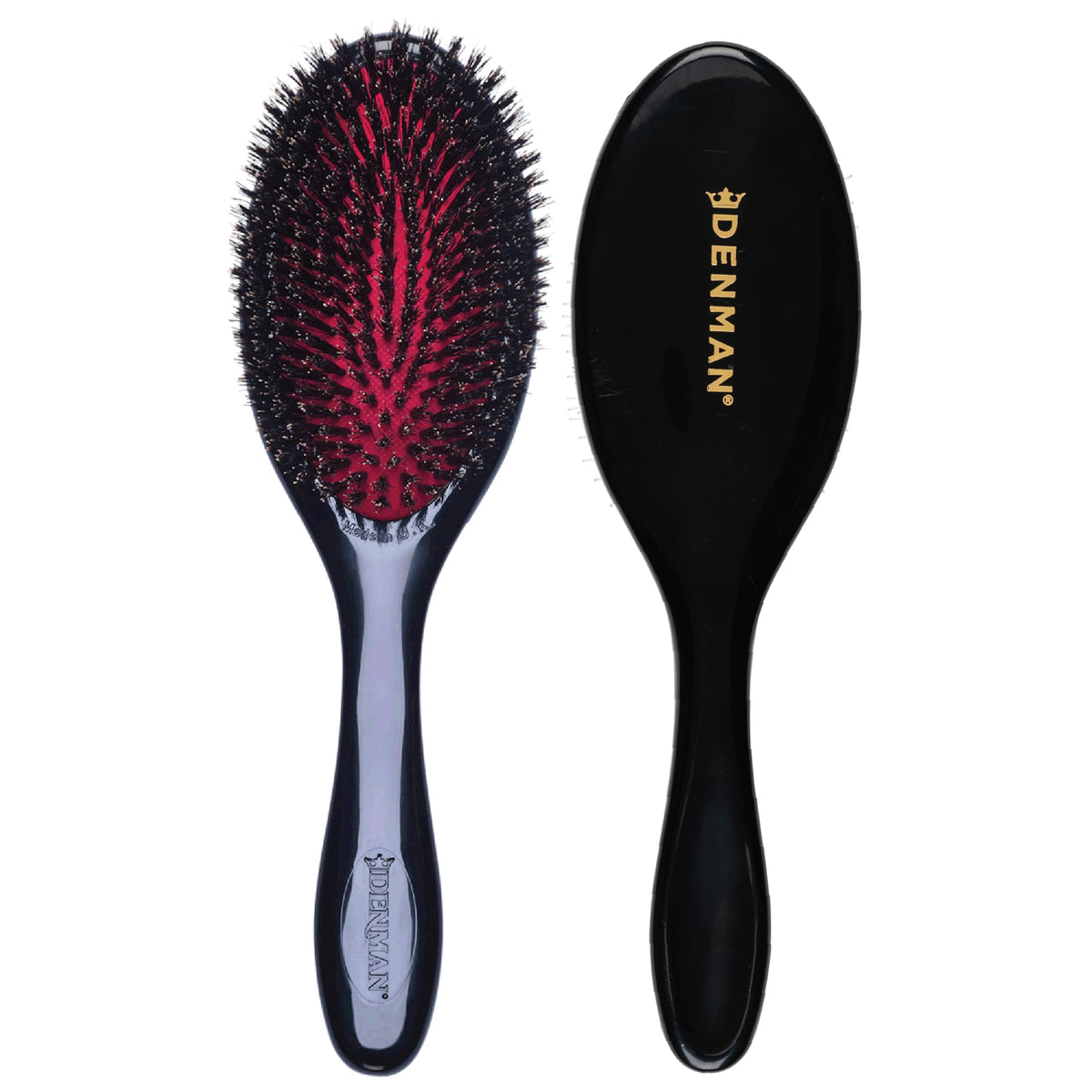 Denman brosse poils naturels moyen, démêlage en douceur