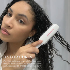 Denman D3, brosse fleur de cerisier, définition et volume des boucles.