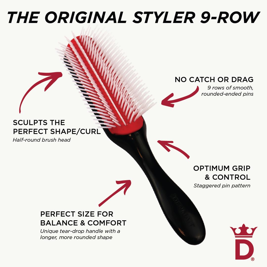 Denman D4, idéal pour cheveux épais et longs et leur définition.