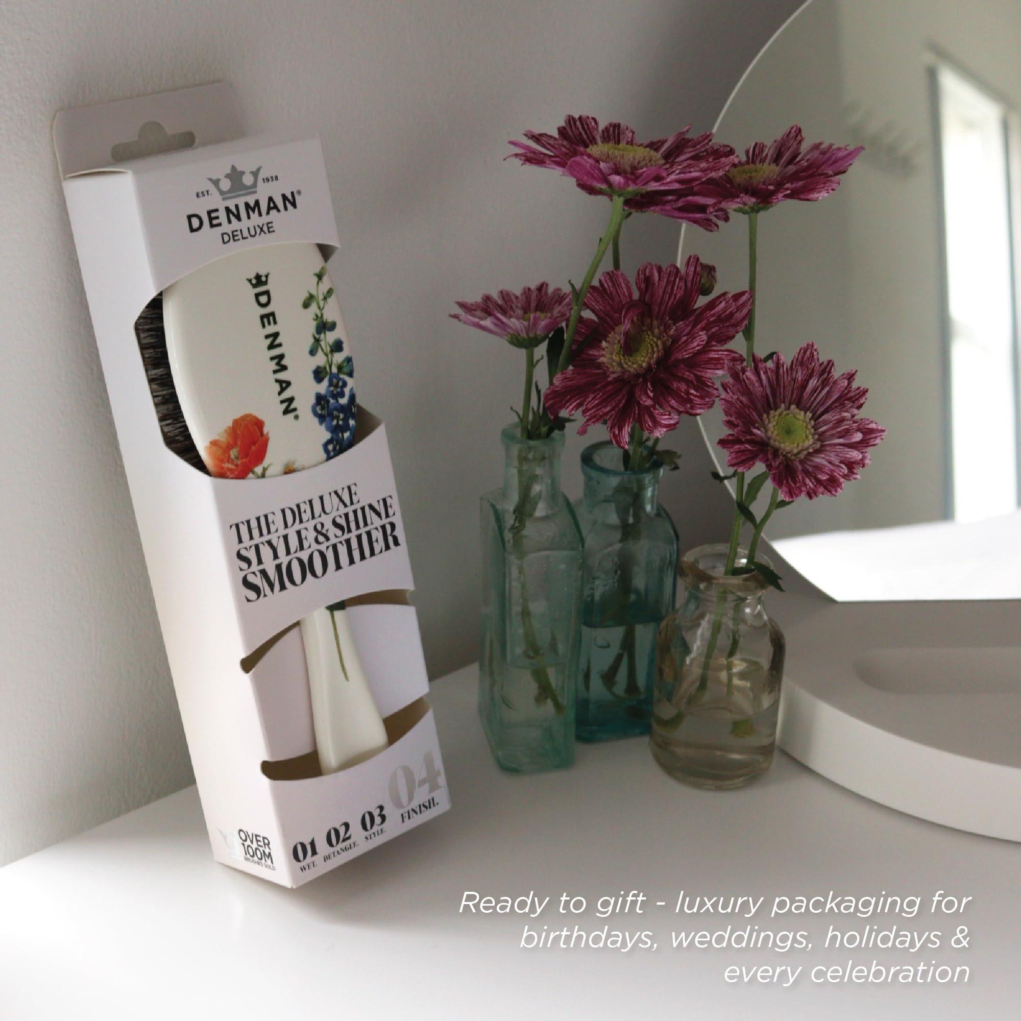 Denman D81M controle frisottis pour un look lisse et definis