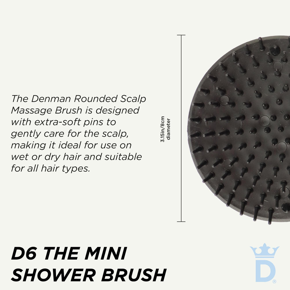 Denman Jack Dean brosse douche massage cuir chevelu pour détente et soin.