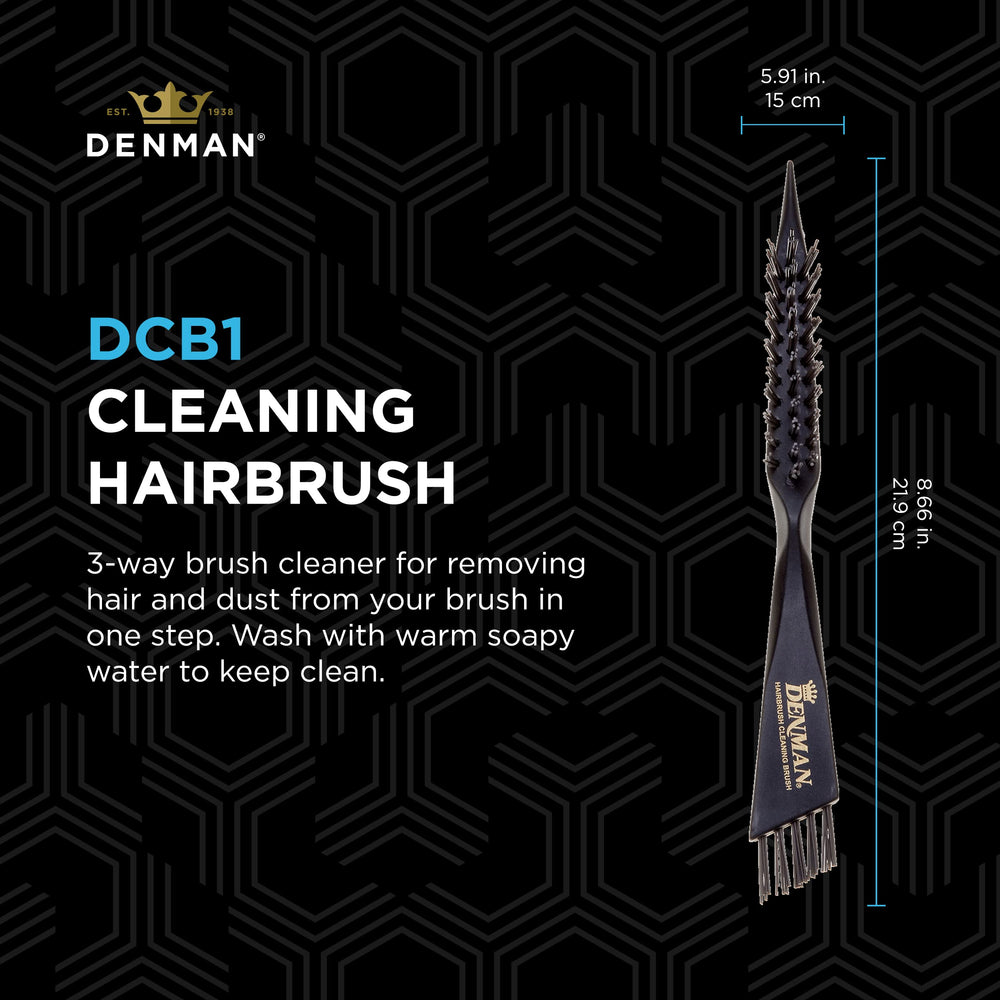 Denman Poils fermes: élimine les cheveux tenaces efficacement.