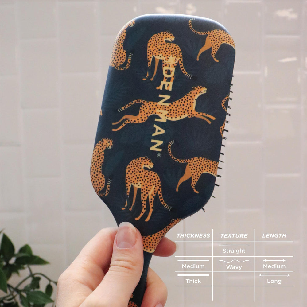 Denman Ultimate Démêlant, usage quotidien sur cheveux mouillés et secs.