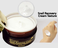 Deoproce snail recovery cream packaging showing Made in Korea quality