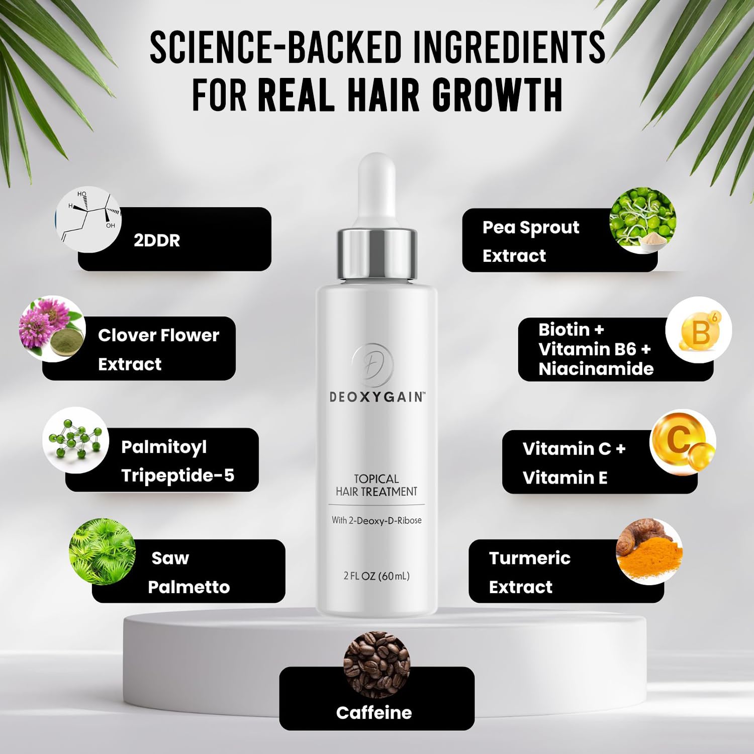 Sérum Deoxygain – Cuir chevelu sain et hydraté grâce à la formule légère.