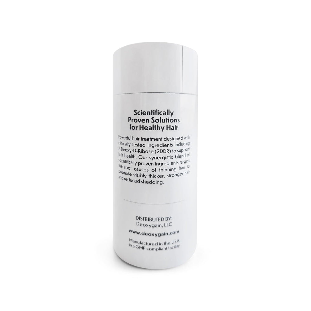 Sérum Deoxygain – Amélioration potentielle de la densité capillaire avec une utilisation régulière.