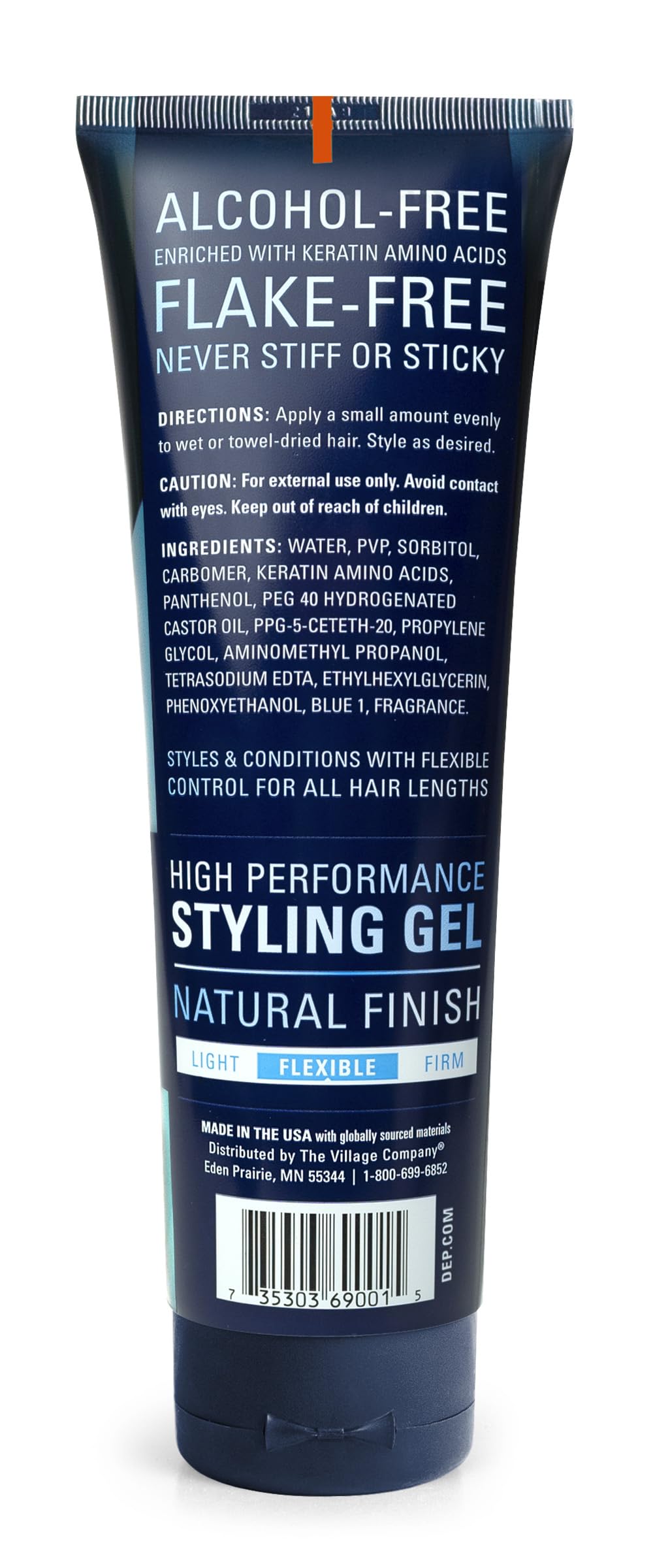 Texture visible du gel Dep Endurance pour une tenue naturelle