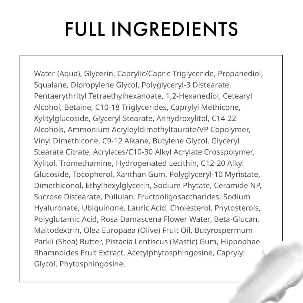 depology Triple Lipid+Q10 Crème Visage Ceramides soutiennent l'hydratation durable.