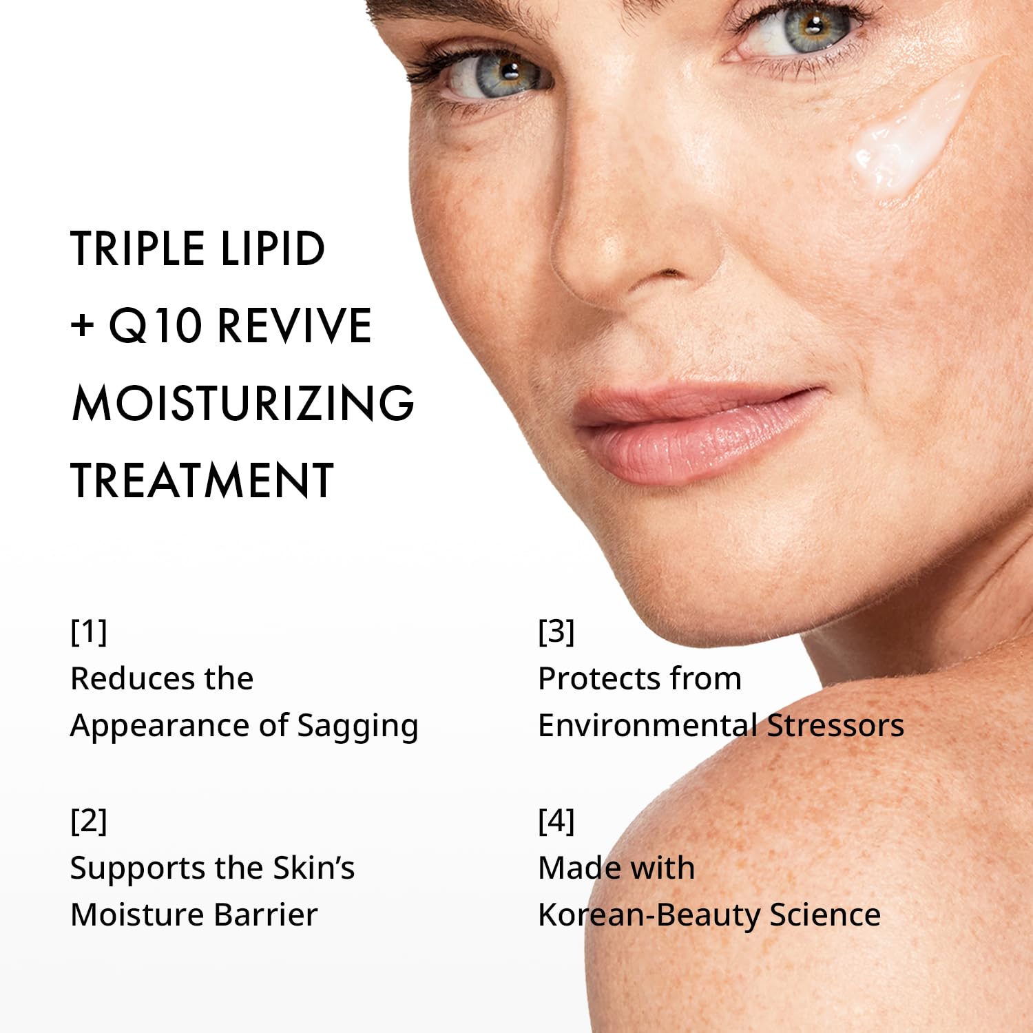 depology Triple Lipid+Q10 Crème Visage flacon pompe pour une application facile.