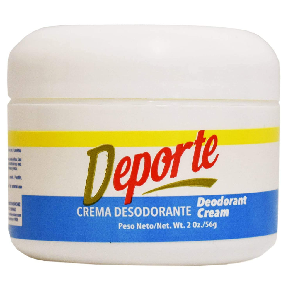 Déodorant crème Deporte en emballage pratique pour une fraîcheur durable