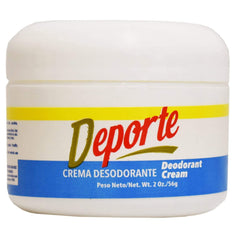 Déodorant crème Deporte en emballage pratique pour une fraîcheur durable