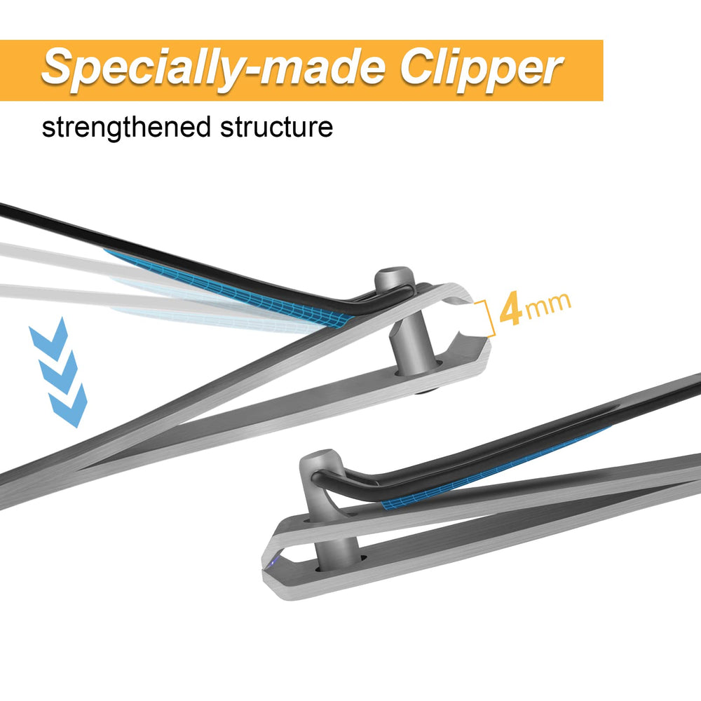 DEPSUNNY loupe intégrée agrandit la zone de coupe pour toucher les contours.