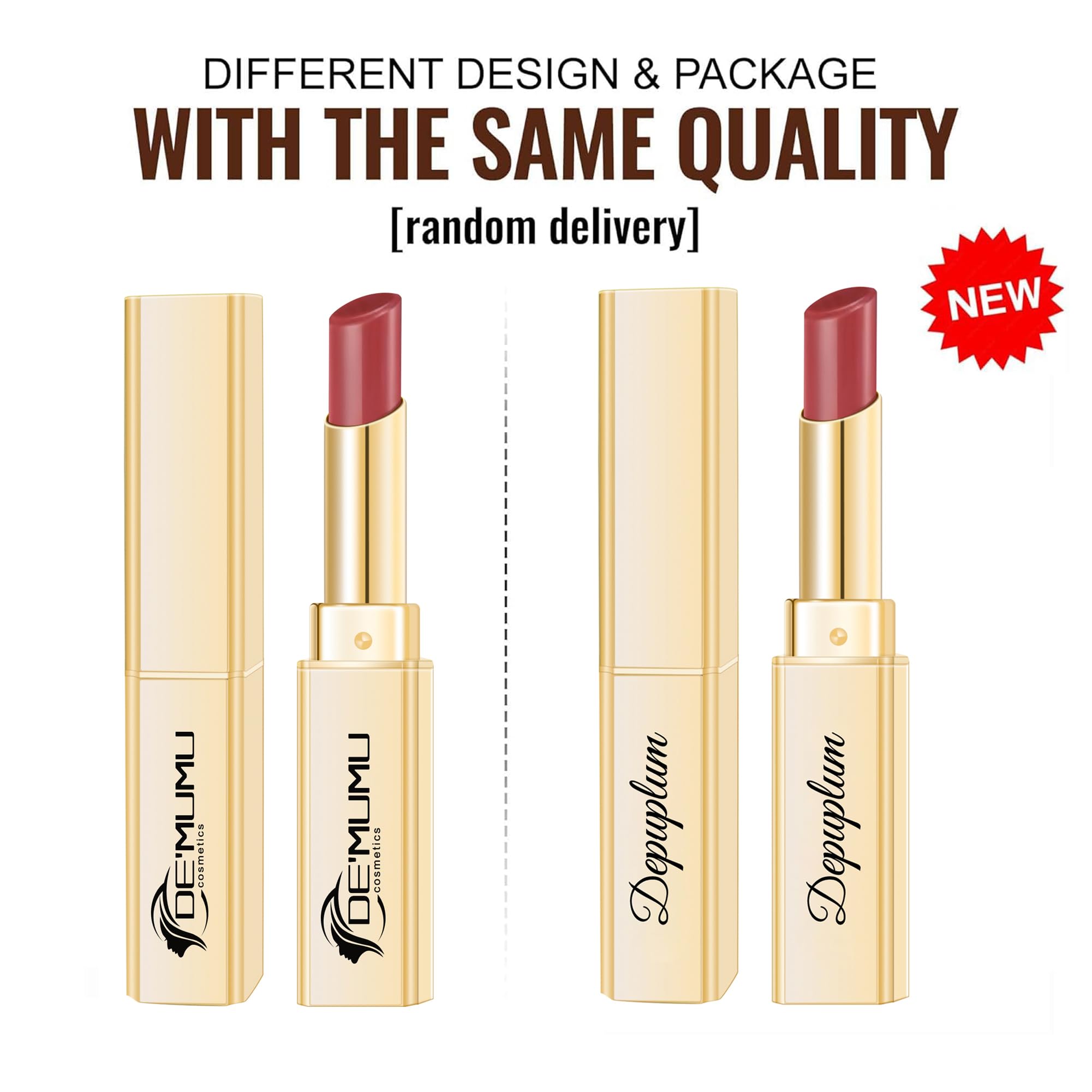 Depuplum DM90 rouge à lèvres vegan et non testé sur les animaux.