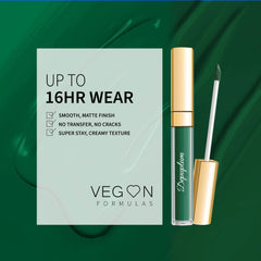 Depuplum Rouge à Lèvres Vert Forêt Matte, formule vegan nourrissante.