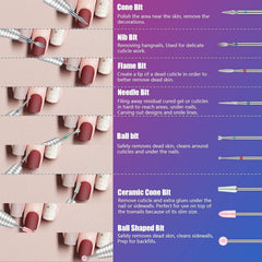 Depvko ensemble mèches forme ongles, façonnage précis des contours.
