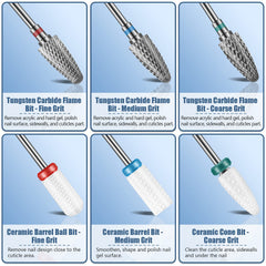 Depvko mèches-ceramique-ongles-3pc assurent chaleur maîtrisée et coupe nette lors des finitions.