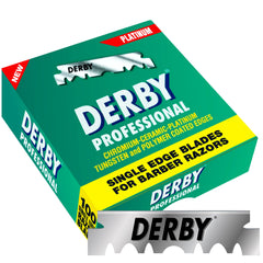 Derby lames professionnelles, arête unique, embout parfaitement aligné pour une glisse douce.