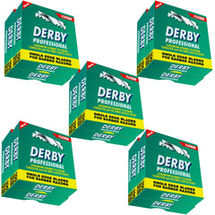 Derby lames professionnelles à arête unique, pack complet pour rasoir droit et sessions prolongées.