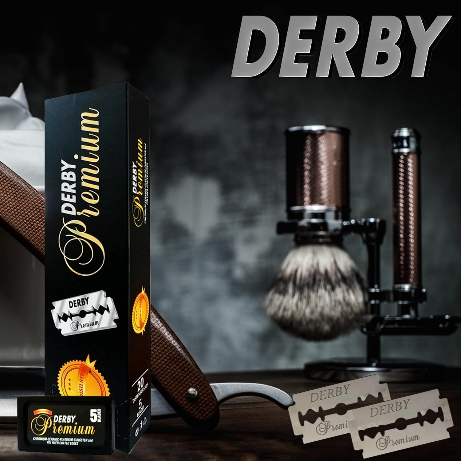 Coupe précise et confortable sur peau sensible avec Derby.