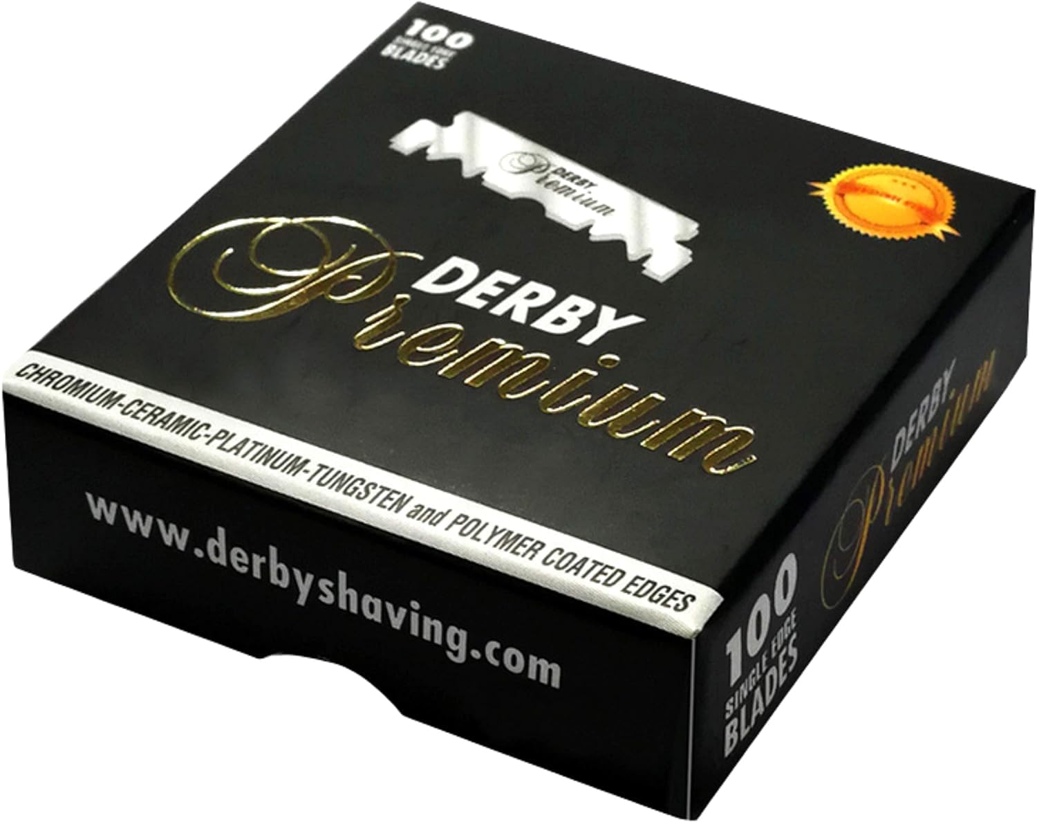 Derby Premium – emballage-individuel-papier-cire préserve l’aiguisage jusqu’au rasage.