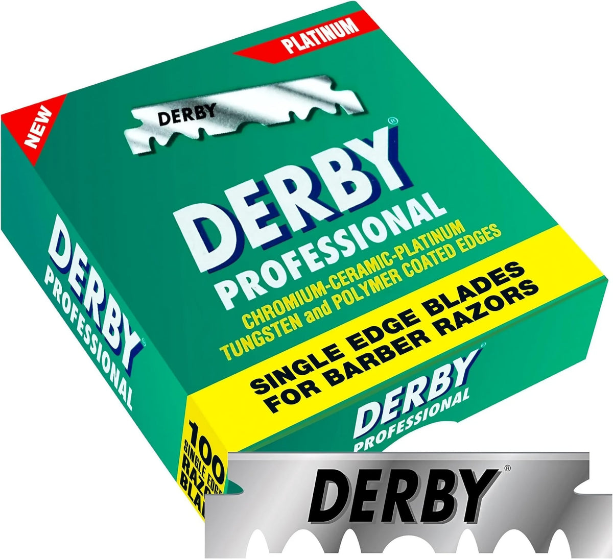 Lames Derby Professional pour rasoir droit, tranchant fiable pour un rasage précis.